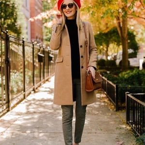 J. Crew Tan Trench Coat